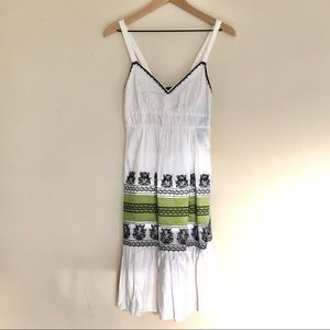 💋NWT Karen Kane summer garden sun white dress small